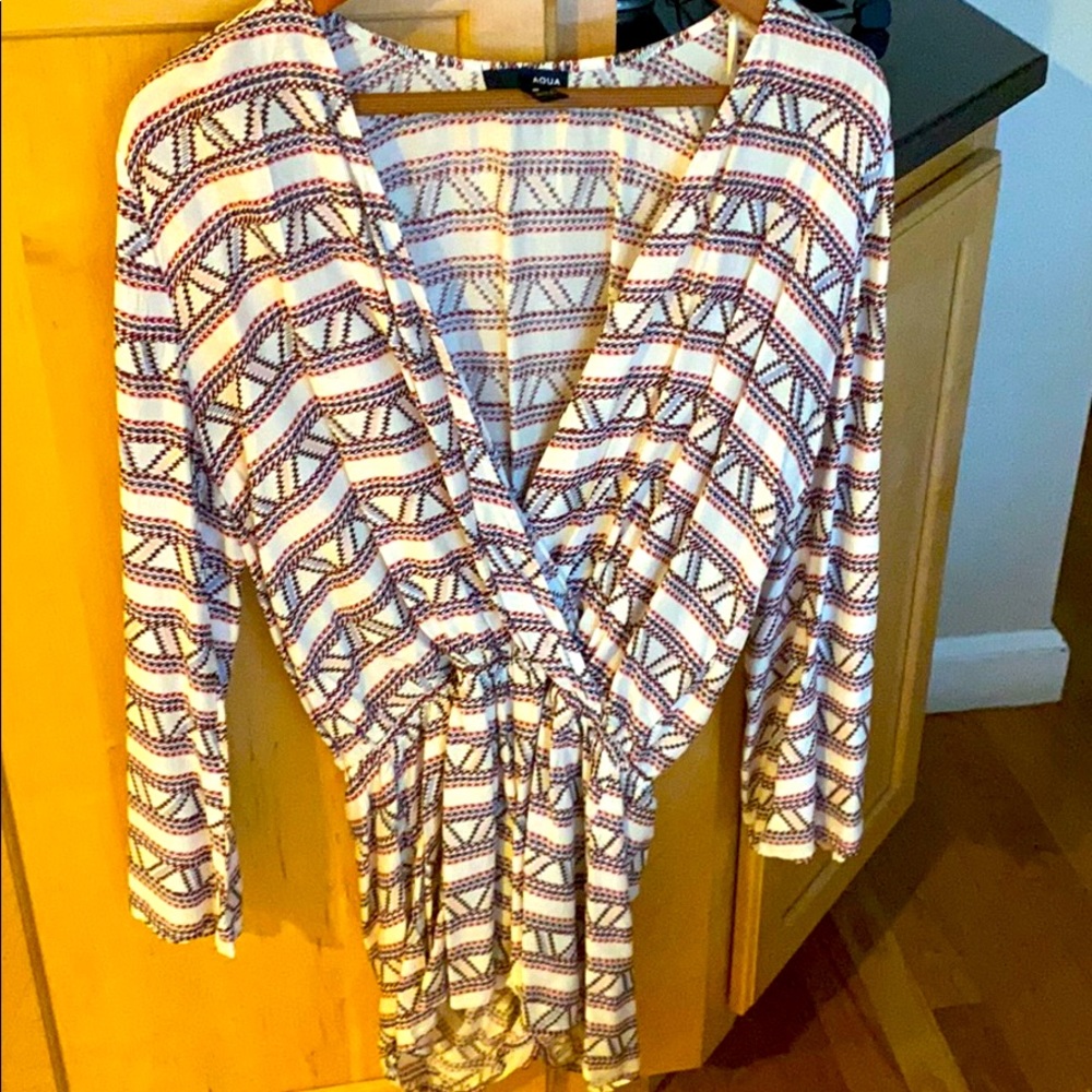 Trendy Aqua romper from Bloomingdales -Size M